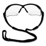 Nemesis Csa Safety Glasses, Black Frame, Clear Lens, 12/Box