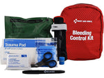 First Aid Only Bleeding Control Kit Fabric Pouch, Limb Wounds, 13 Pieces (91135)