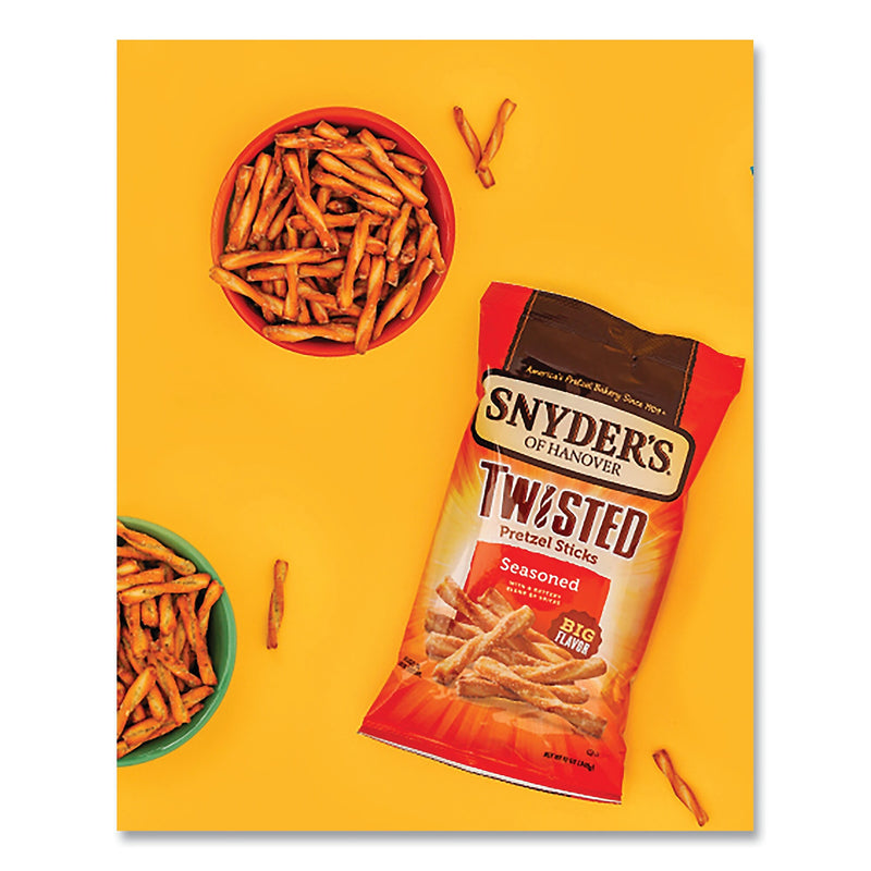 Snyder's Twisted Seasoned Pretzel Sticks, 2.25 oz. Bag, 36 Bags/Carton (OFX14750)