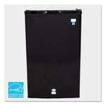 4.4 Cu.ft. Auto-Defrost Refrigerator, 19.25 X 22 X 33, Black