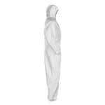 A45 Liquid/particle Protection Surface Prep/paint Coverall, Zipper Front, Elastic Wrist/ankles/hood, Xl, White, 25/carton