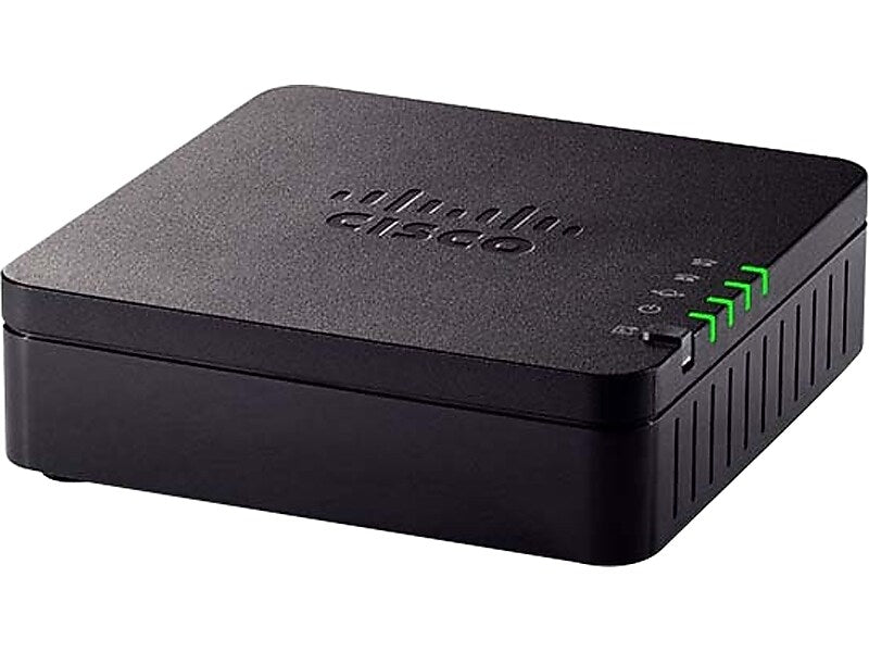 Cisco ATA 191 Multiplatform Analog Telephone Adapter, Black (ATA191-3PW-K9)