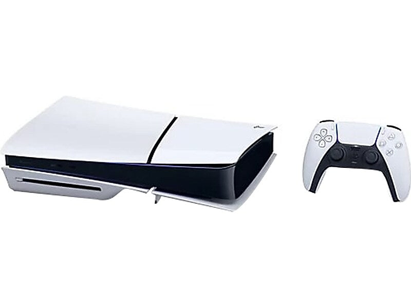 Sony PlayStation 5 Slim Console, 1TB SSD, White/Black (1000039671)