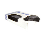 Linear Low-Density Can Liners with Dual-Dispense Box, 45 gal, 1.5 mil, 40" x 46", Black, Flat Pack, 100/Carton