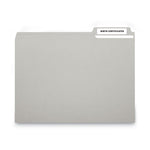 Cover-All Opaque File Folder Labels, Inkjet/laser Printers, 0.66 X 3.44, White, 30 Labels/sheet, 50 Sheets/box