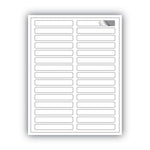 Cover-All Opaque File Folder Labels, Inkjet/laser Printers, 0.66 X 3.44, White, 30 Labels/sheet, 50 Sheets/box