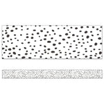 Carson Dellosa Education We Belong Straight Borders Per Bundle, 3"x 3', Black Dots, 6/Bundle (CD-108495-6)