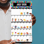 2026 TF Publishing 12" x 17" TF Publishing 7" x 7" Every Day's A Holiday Mini Calendar 26-2103