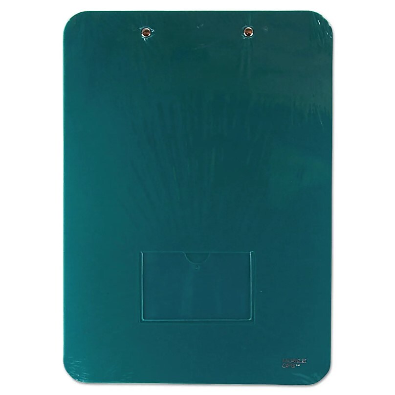 Unbreakable Recycled Clipboard, 1/4" Capacity, 8 1/2 X 11, Green