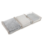 Household Essentials Under Bed Storage Bags, Gray, 3/Set (HE1043)