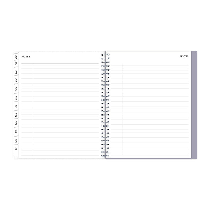 Planning Calendar BS Rue Du Flore Frosted PP 8x10 RY26 Monthly Safety Wirebound -