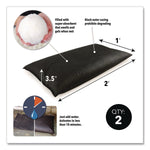 Quick Dam Water Flood Barriers, 12" x 24" x 3.5", 2/Pack (QD1224-2)