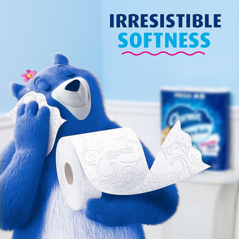 Charmin Ultra Soft Mega Toilet Paper, 2-ply, White, 224 Sheets/Roll, 18 Rolls/Case (87978)