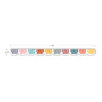 Teacher Created Resources Die-Cut Border Trim, 2.75" x 2.92', Happy Cactus Crew Fiesta, 12/Pack, 6 Packs/Bundle (TCR6957-6)