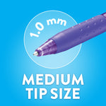 Paper Mate InkJoy 300 RT Retractable Ballpoint Pen, Medium Point, Black Ink, Dozen (1951260)
