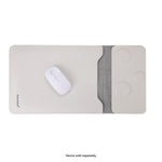 SaharaCase 14" Leather Laptop Sleeve with Wireless Charging, Cream, (LT00078)