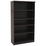 Alera Valencia Series Bookcase, Four-Shelf, 31 3/4w X 14d X 55h, Espresso (ALEVA635632ES)