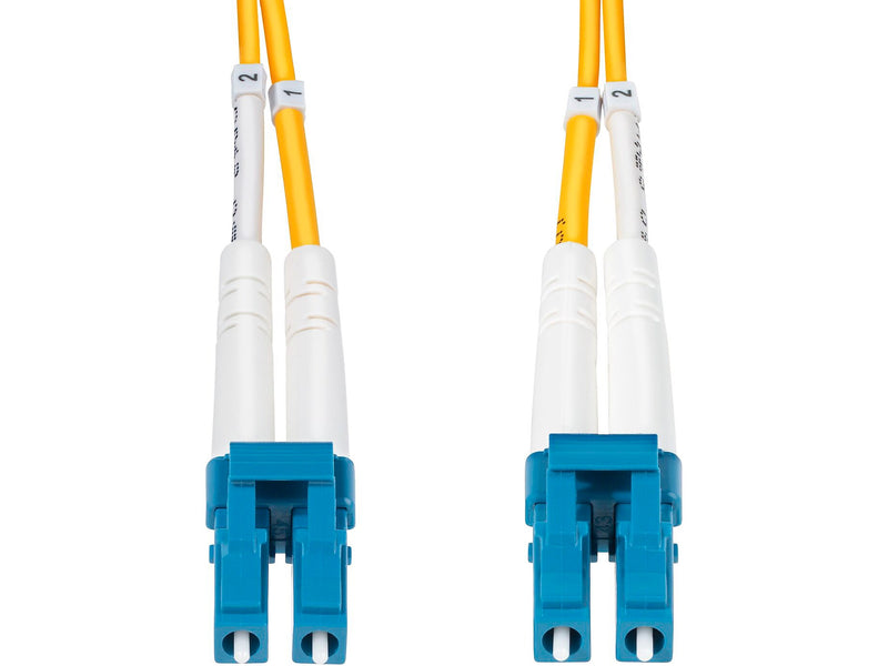 StarTech 32.8ft LC to LC Fiber Optic Cable, Single Mode, 9/125µm, LSZH, 10G (SMDOS2LCLC10M)