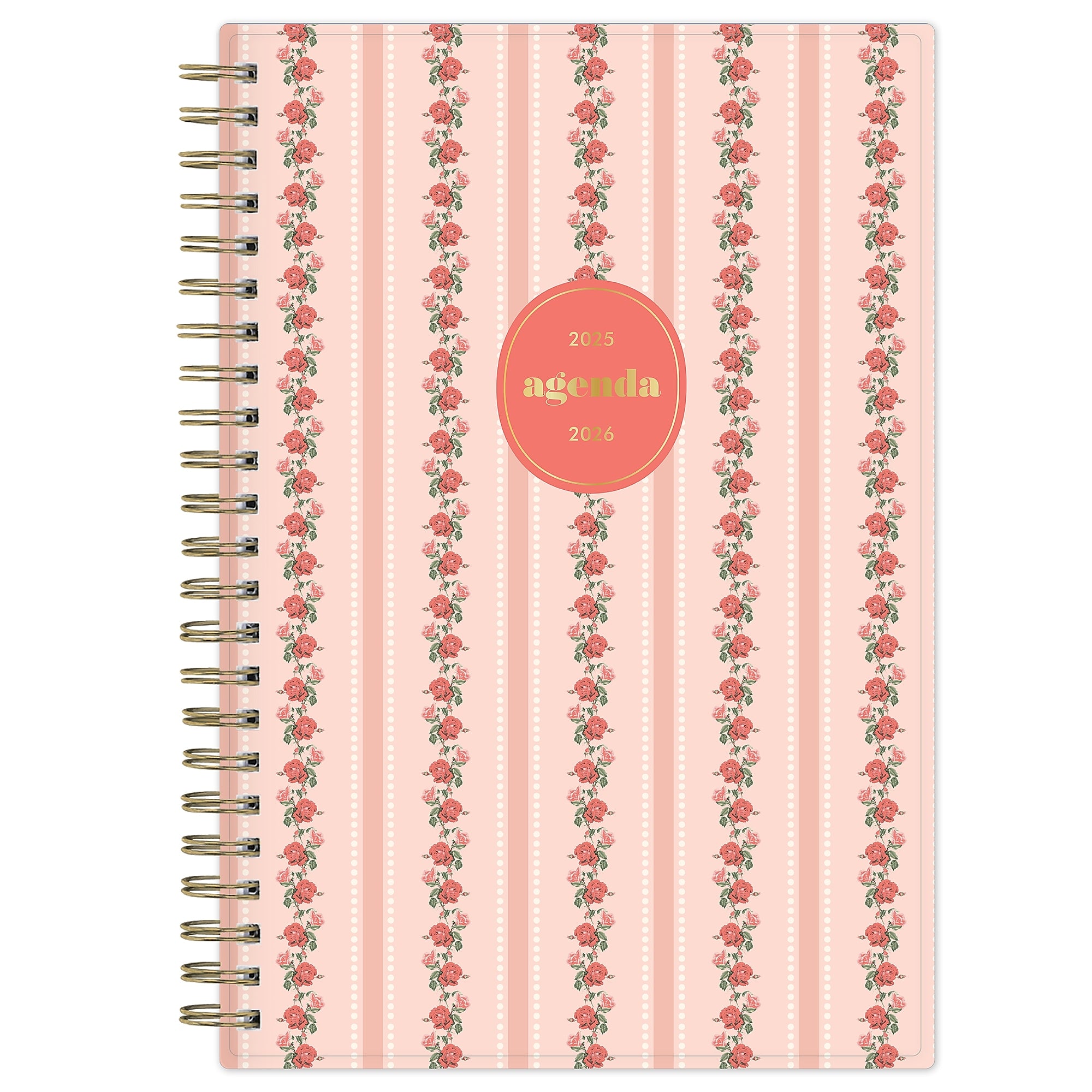 2025-2026 Blue Sky Sincerely Jules Rosie 5" x 8" Academic Weekly & Monthly Planner, Plastic Cover, Multicolored (155340)