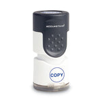 Pre-Inked Round Stamp, COPY, 0.63" dia, Blue