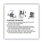 Replacement Ink Pad for 2000PLUS 1SI50P, 2.81" x 0.25", Red