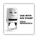 Ink Pad for NIO Stamp with Voucher, 2.75" x 2.75", Noble Blue