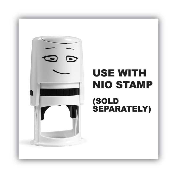 Ink Pad for NIO Stamp with Voucher, 2.75" x 2.75", Noble Blue
