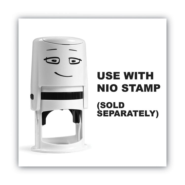 Ink Pad for NIO Stamp with Voucher, 2.75" x 2.75", Brave Red