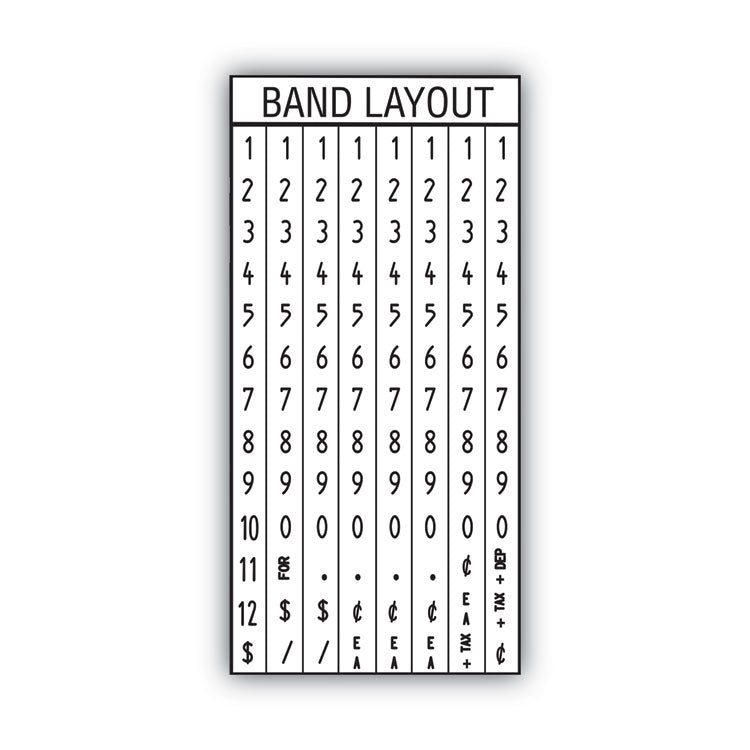Pricemarker Kit, Model 22-8, 1-Line, 8 Characters/Line, 0.81 x 0.44 Label Size