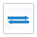 Stake Sign, Blank White, Includes Directional Arrows,  15 x 19