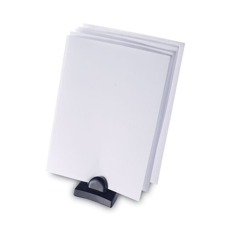 Insight Priority Puck Five-Slot Desktop Copyholder, Plastic, Blue