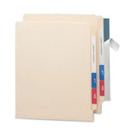Seal and View File Folder Label Protector, Clear Laminate, 8 x 1.69, 100/Pack