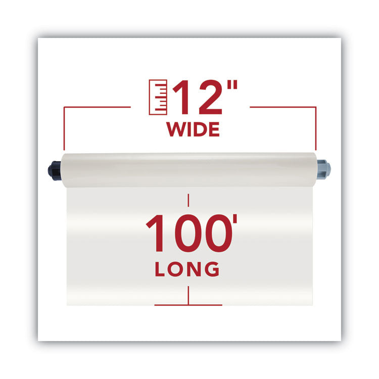 Ultima 35 Ezload Roll Film, 5 Mil, 12" X 100 Ft, Gloss Clear, 2/box