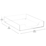 Mind Reader Acrylic Desk Tray, Clear (ATRAY-CLR)