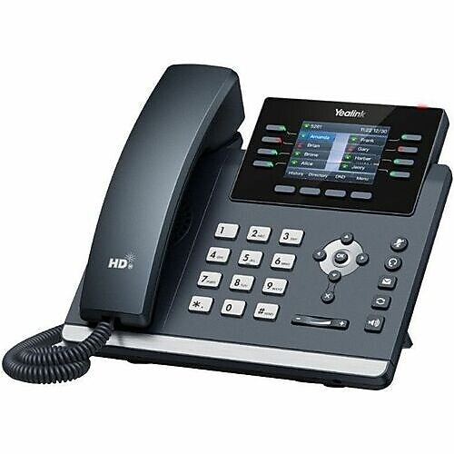 YeaLink SIP-T44W 12-Line VOIP Conference Speaker Phone, Gray (1301213)