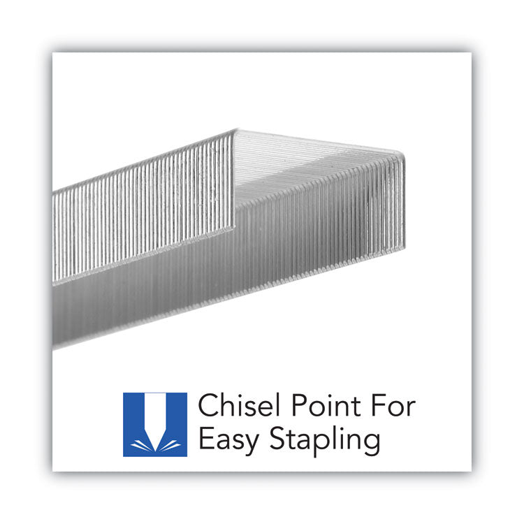 S.f. 4 Premium Staples, 0.25" Leg, 0.5" Crown, Silver, 5,000/box, 5 Boxes/pack