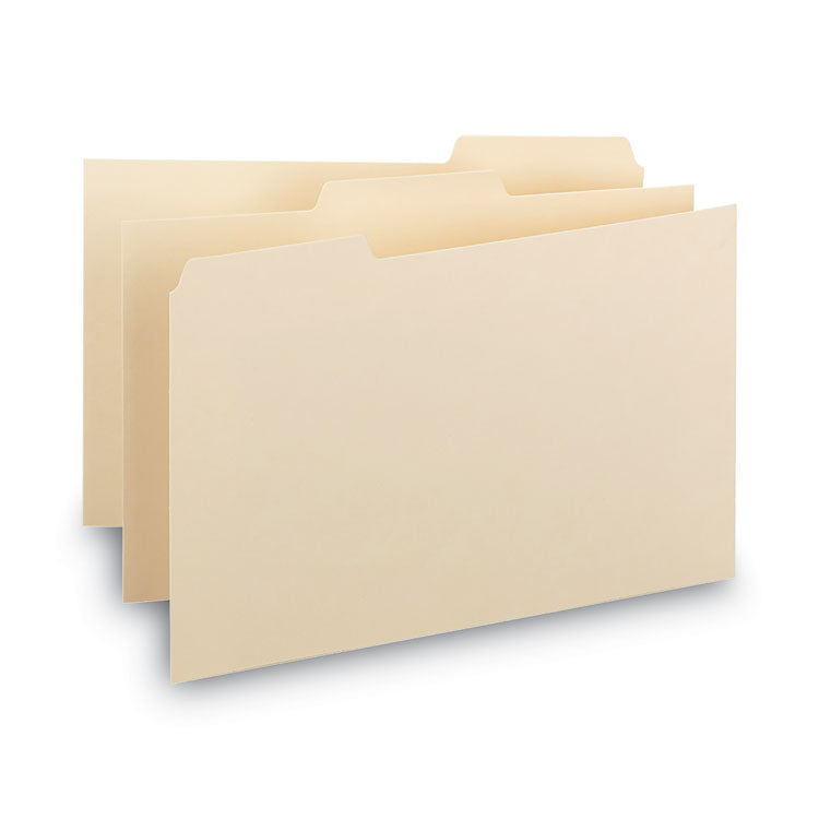 Manila Card Guides, 1/3-Cut Top Tab, Blank, 4 X 6, Manila, 100/box
