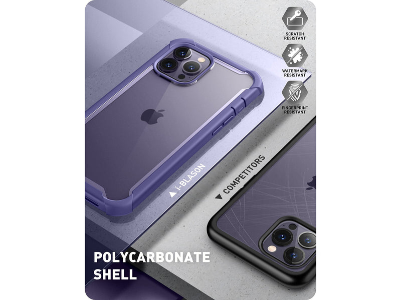 i-Blason Ares Deep Purple Case for iPhone 14 Pro Max (iPhone2022Pro-6.7-Ares-SP-Mauve)