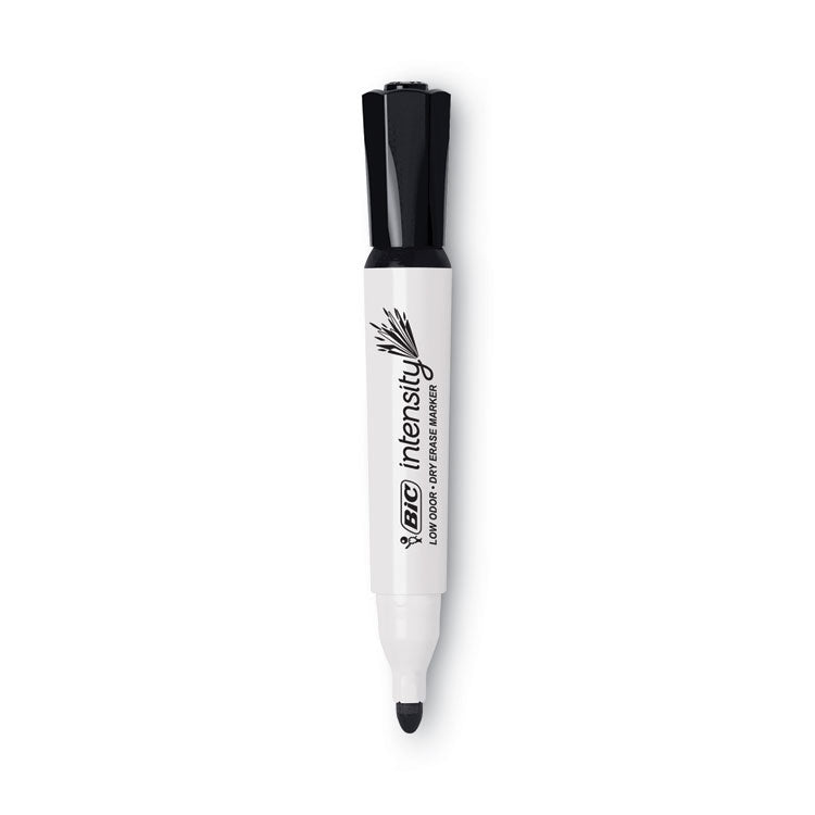 Intensity Bold Tank-Style Dry Erase Marker, Extra-Broad Bullet Tip, Assorted Colors, 4/set
