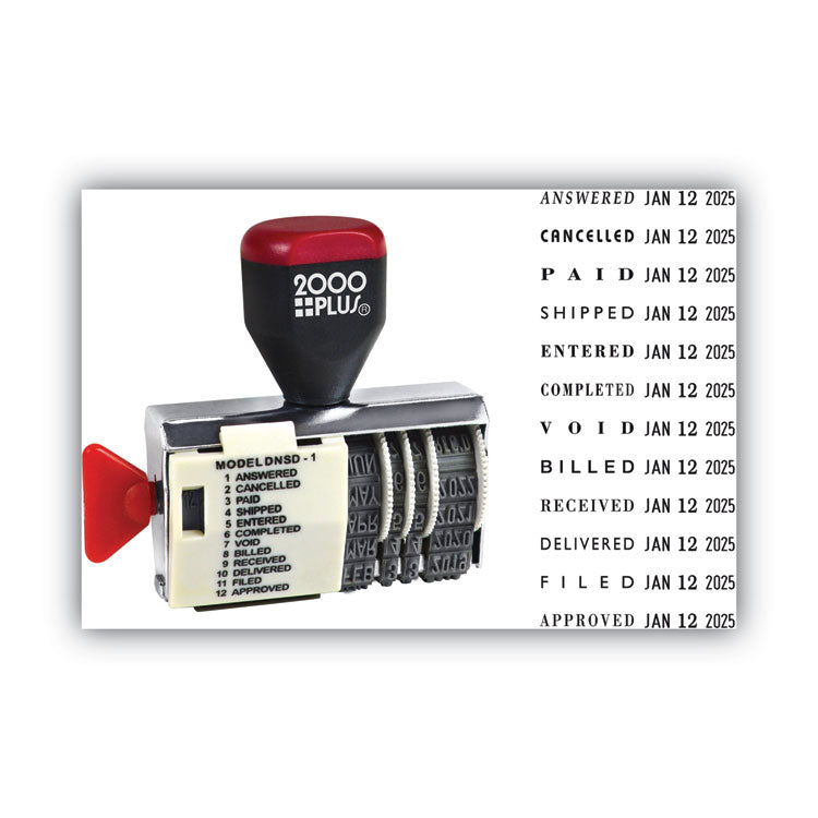 Dial-N-Stamp, 12 Phrases, Five Years, 1.5 X 0.13