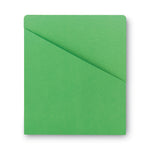 File Jackets, Letter Size, Green, 25/pack