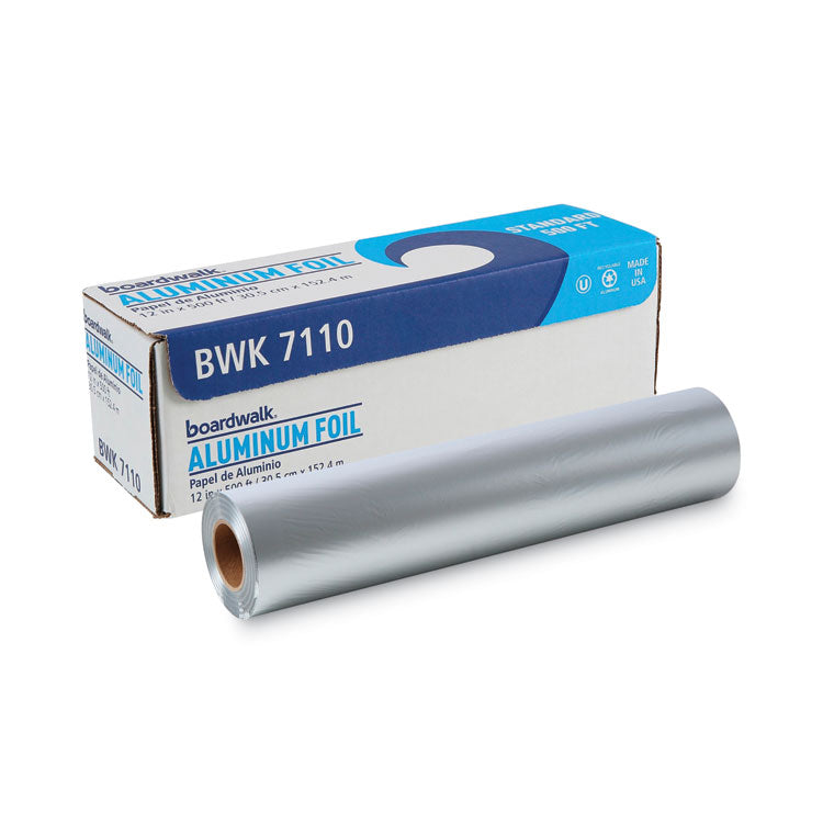 Standard Aluminum Foil Roll, 63 Gauge, 12" x 500 ft