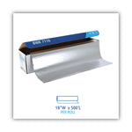 Standard Aluminum Foil Roll, 63 Gauge, 18" x 500 ft