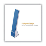 Konnect Rechargeable Folding LED Desk Lamp, 2.52w x 2.13d x 11.02h, Gray/Blue