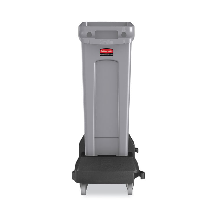 Slim Jim Resin Trainable Dolly, 120 lb Capacity, 23.86 x 14.71 x 8.36, Black