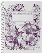 Decomposition Hummingbirds 1-Subject Notebooks, College Ruled, 80 Sheets, Multicolored (16904)