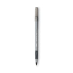 Round Stic Grip Xtra Comfort Ballpoint Pen Value Pack, Easy-Glide, Stick, Medium 1.2mm, Black Ink, Gray/Black Barrel, 36/Pack