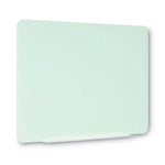 Magnetic Glass Dry Erase Board, 36" x 24", Opaque White Surface