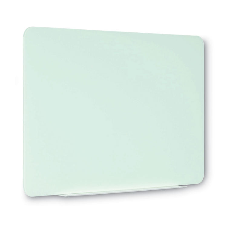 Magnetic Glass Dry Erase Board, 36" x 24", Opaque White Surface