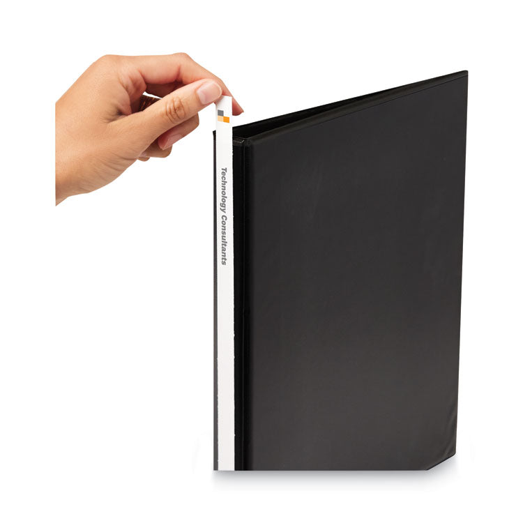 Binder Spine Inserts, 0.5" Spine Width, 16 Inserts/Sheet, 5 Sheets/Pack